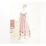 William Chappell (1907-1994) a group of approx 20 female costume design drawings relating to the