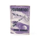 Asimov, Isaac. Foundation: British first edition, London: Weidenfeld & Nicolson, 1953. Octavo. Red