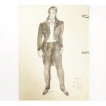 William Chappell (1907-1994) a group of approx 20 male costume design drawings relating to the