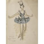 William Chappell (1907-1994) a large group of various theatre costume designs and sketches, some