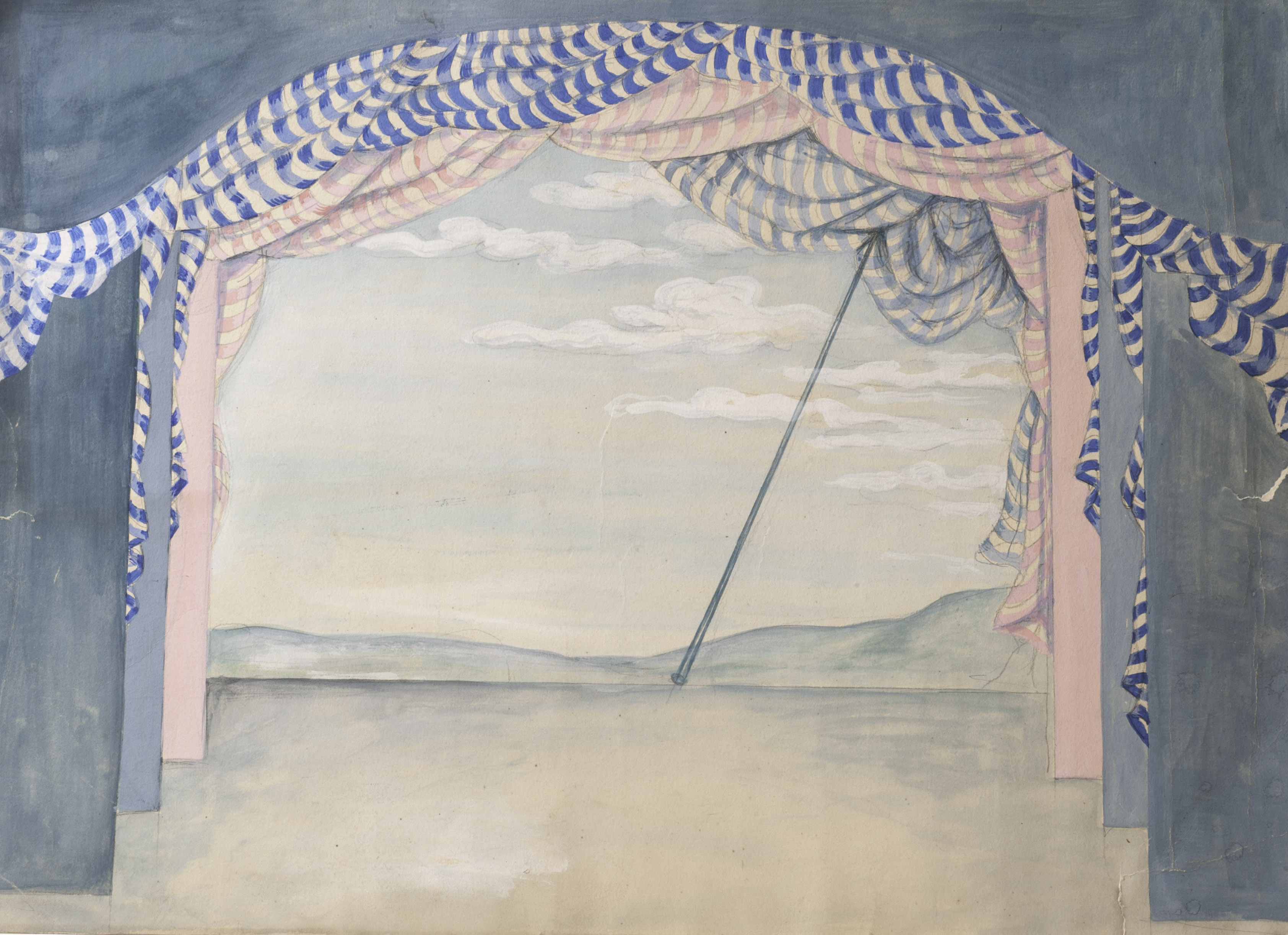 William Chappell (1907-1994) a mixed group of theatre costume designs, backdrops and other - Image 7 of 8