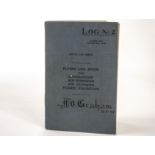 Of WWII RAF & 614 Squadron interest: A WWII flight log book and other interesting ephemera, this