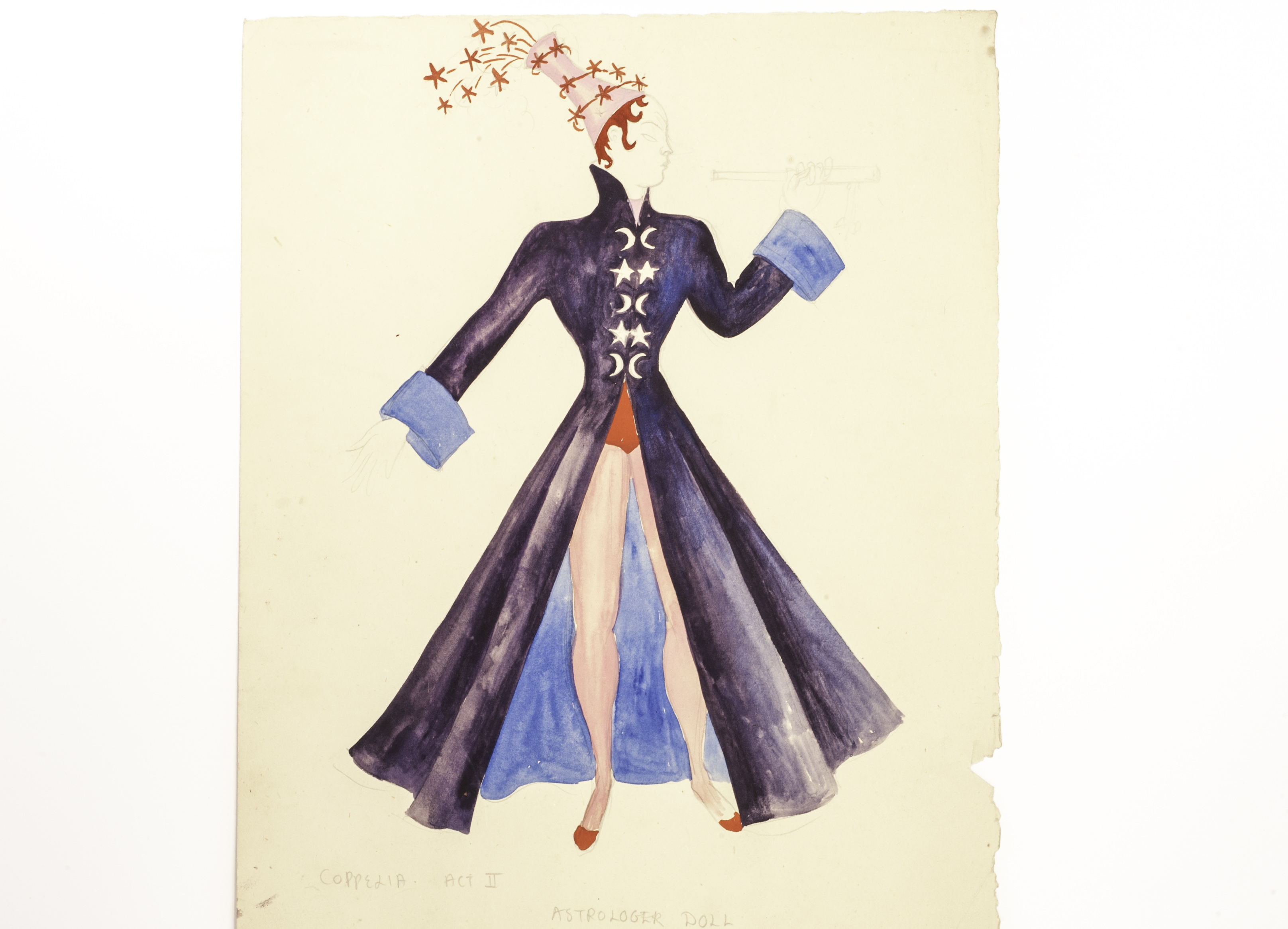 William Chappell (1907-1994) a group of approx 11 costume design drawings relating to the Coppelia - Image 3 of 5