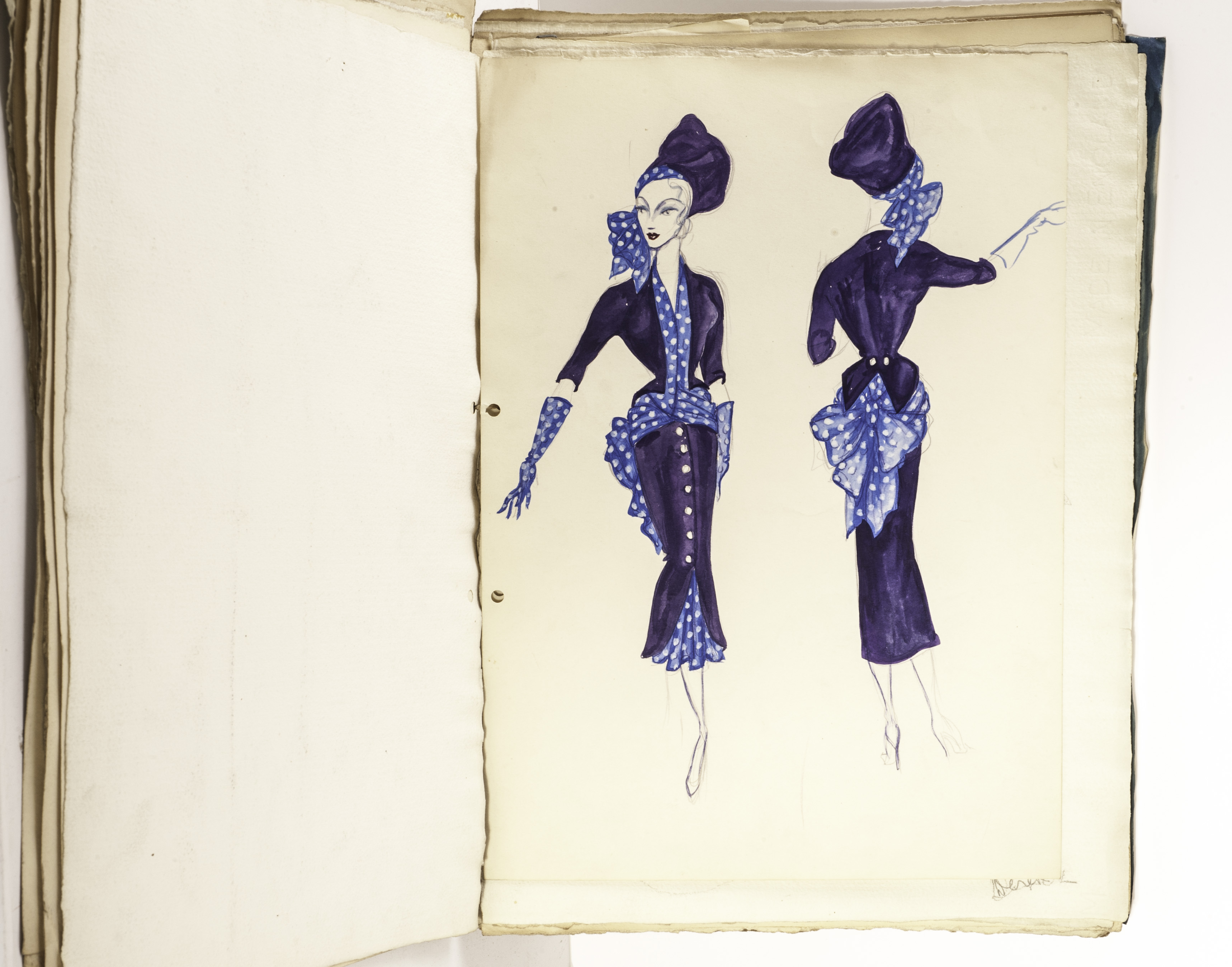 William Chappell (1907-1994) a good group of various theatre production sketch and costume designs - Image 8 of 10