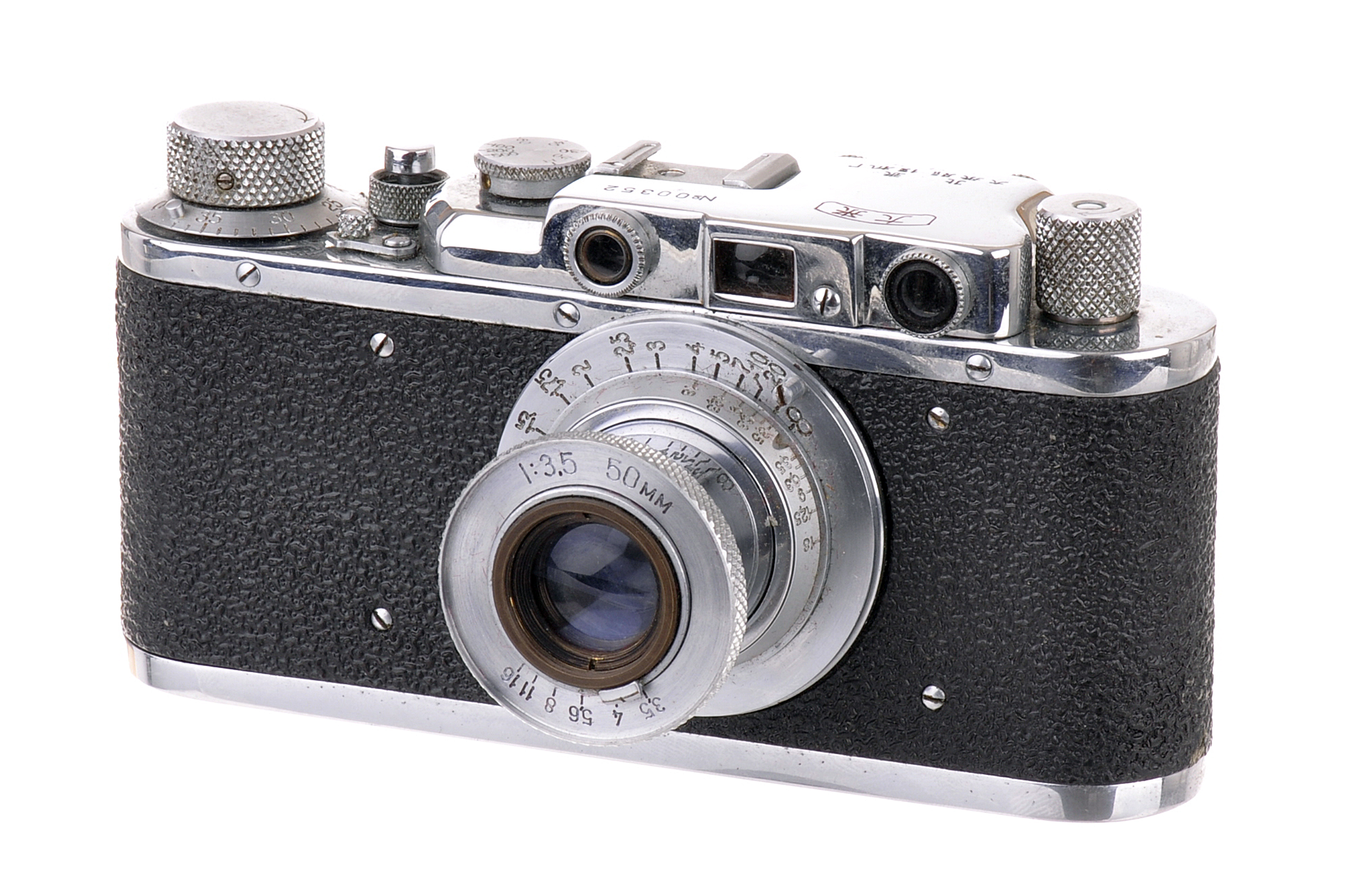 A Replica Popular ‘Da Lai’ Rangefinder Camera, chrome, serial no. 00352, with un-marked f/3.5 50mm