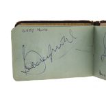 Autograph Album: including the signatures of Bobby Moore, Bernard Bresslaw, Cliff Richard, Edmund