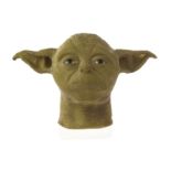 Star Wars: Yoda Head in moulded latex, understood to have been produced for Episode One, ‘The