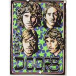 The Doors: three original mix media artworks by John Judkins, two x ‘Waiting For The Sun’ circa 1969