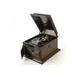 Table grand gramophone: a Ressellbell table grand gramophone with Ressellbell Junior soundbox, in