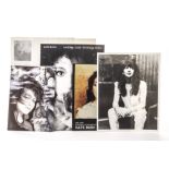 Kate Bush: collection of ephemera including 10”x8” black and white press photograph of Kate signed