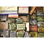 Needle tins: fifteen Decca tins and packets; twenty-one Columbia and Regal; fifteen Embassy