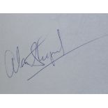 Autograph Album: including the signatures of Alan Shepard (Astronaut), Seve Ballesteros, Eric Sykes,