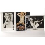 Madonna: A 10”x8” colour photograph signed in silver pen ‘Love Madonna’, sold with ‘Shire Records’