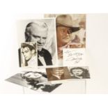 Film And Entertainment Autographs: a folder of approx. one hundred and fifty signed photographs,