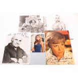 TV, Film And Music: two folders of photographs, stills lobby cards and others, many signed by UK and