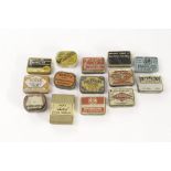 Needle tins: fourteen, inclu­ding Winett, Mantona, Stead and Dulcephone (14)