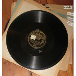 12-inch single-sided records: Canto Gregoriano 054756 Moreschi, 054752 I, 054752 II Rela; HMV