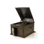 Table grand gramophone: an HMV Model 109 with no. 4 soundbox, in oak case, 1927