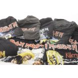 Iron Maiden Official T-Shirts: Nine official shirts from the 1990s, No Prayer On The Road and No