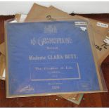 Clara Butt Twenty-three HMV s/s records, including 03157 in original cover, 03240 (23)