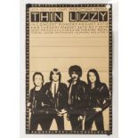 Thin Lizzy: Original concert poster for two gigs, 25th-26th August 1980, at the Theatre Royal,