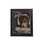 David Bowie Autograph: Framed and Glazed ‘Young Americans’ RCA Records promo for the 1975 album,