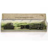 A Dinky Toys 152 Royal Tank Corps Light Tank Unit, comprising 152a Light Tank, 152c Austin Seven Car