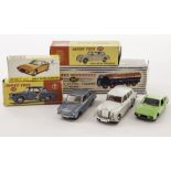 A Spanish Dinky Toys 011454 Matra Bagheera, 198 Rolls-Royce Phantom V, 139 Ford Consul Cortina and