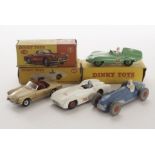 Dinky Toys Racing & Sports Cars, 236 Connaught, RN32, 237 Mercedes-Benz, RN30, 114 Triumph Spitfire,