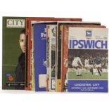 Leicester City Football programmes and magazines, approx 100 examples from the 1960s to present day,