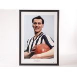 Football Prints, Four prints, framed and glazed including from the Legends Series, Bobby Robson (