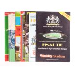 Football Programmes, a selection of 1950's onwards, several FA Cup Finals noted including 1954 , 56,