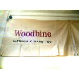 Tobacco Advertising Woodbine Virginia Cigarettes, a folded canvas advertising banner by Byrant of