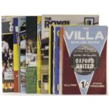 A collection of 1970s onwards football programmes, approx 150, including examples from the 1950s