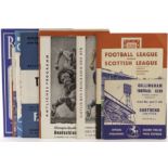 A collection of 1950s and onwards League and Non-League Football programmes, including Crystal