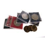 A collection of various coins, including proofs, reproduction Roman coins and decimal sets (parcel)