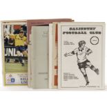 A collection of 1950s and later Non League Football programmes, including Ramsgate, Rainham Town,