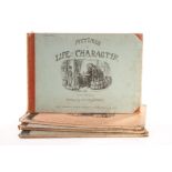 Ephemera, Punch, 4 'Pictures of Life and Character' books by John Leech from the collection of Mr