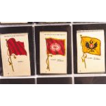 Tobacco silks ATC, National Flags, numbered,  'M' size, all factory 649 wording only,  (114/143) (