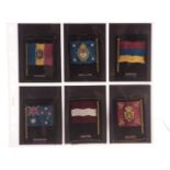 Tobacco silks ATC, National Flags & Arms, 'M' size, (National Standard), (woven silks on black