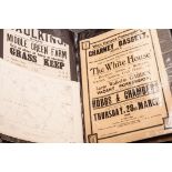 Ephemera, Local Interest, a collection of 1920/30's Auction Bill Posters for livestock & chattels,