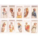 Cigarette Cards, Mixture, Complete Sets, Players Bygone Beauties (25), Ships Figureheads (25), (
