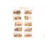 Cigarette Cards, Buildings,  Complete Set, Cohen Interesting Buildings and Views (20)(no gold