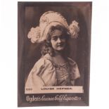 Cigarette card Ogden's, Guinea Gold, no 1088, Louise Hepner, scarce, (gen gd)