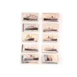 Cigarette Cards, Mixture, Wills's Merchant Ships (50)(gd) together with 1993 set of stamps,