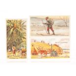 Cigarette Cards, Military, Complete Sets, Wills's War Incidents Australian Specialities Issue (50)(