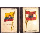 Tobacco silks ATC, National Flags, numbered,  'M' size, all factory 649 and sovereign wording, (80/