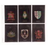 Tobacco silks ATC, National Flags & Arms, 'M' size, (woven silks on black material) (Arms National)