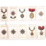 Cigarette Cards, Military, Complete Set, Ogden's Orders of Chivalry (50)(gd)