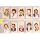 Cigarette Cards, Film Stars, Complete Sets, Players Film Stars 2nd series  (50), Film Stars, Third